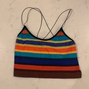 Strap tank crop top